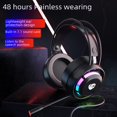 thumbnail image 1 of Auriculares para computadora Auriculares para pollos Escuchar debates de voz con auriculares con cable para videojuegos Mac 7.1, 1 of 5