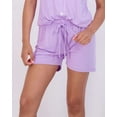 thumbnail image 4 of Real Essentials 4 Piece: Womens Long & Short Sleeve Button Down Pajama Set - Ultra Soft (Available In Plus Size), 4 of 7