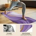 thumbnail image 4 of Purple Gold Marble Pattern Hot Yoga Mat Towel Non Slip for Hot Yoga - Quick-Drying Yoga Mat Cover with 4 Corner Pockets with Travel Bag - Hot Yoga Towel Non Slip Grip Moisture Wicking Sweat 70"x26", 4 of 6