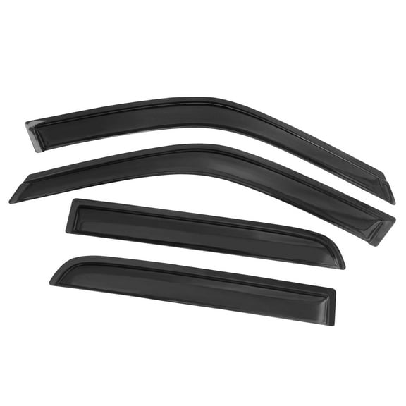 Ikon Motorsports Compatible with 97-01 Honda CRV Acrylic Window Vent Visor Deflector Rain Guard 4Pc Outside Mount 1998 1999 2000 2001