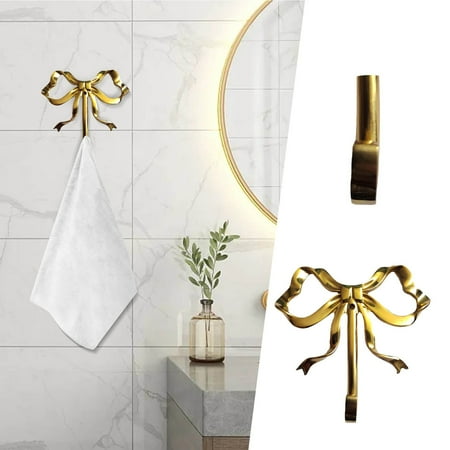 

Hook Door Hanger Wall Peg Hook Door Hooks Decorative Hooks Bowknot Hook Kitchen Hook Towel Hook Punch Hooks Hat Hooks Wall Hooks Home Decor Unique Brass Household Products Bathroom Accessories