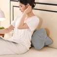 thumbnail image 6 of PONPRNGY office Long Term Sitting Waist Chair Waist Pillow Lunch Break Cushion Pillow Cervical Vertebra Pillow Foot Pad Leg Lifting Pillow, 6 of 6
