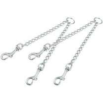 Toyvian 2Pcs Dog Collar to Harness Safety Link Heavy Duty for Outdoor Walks