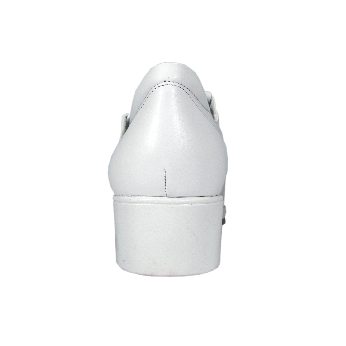 24 HOUR COMFORT Yvette Wide Width Comfort Shoes For Work and Casual Attire WHITE 5.5
