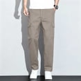 thumbnail image 7 of PNTUTB Chino Pants for Mens Straight Leg Trousers Basic Classic Office Workwear Daily Casual Loose Comfort Pants with Multiple Pockets, 7 of 7