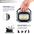 thumbnail image 4 of Lampe de Travail Rechargeable, FOSFIS 30W 1500 Lumens Super Lumineuse Portable LED, 4 of 4