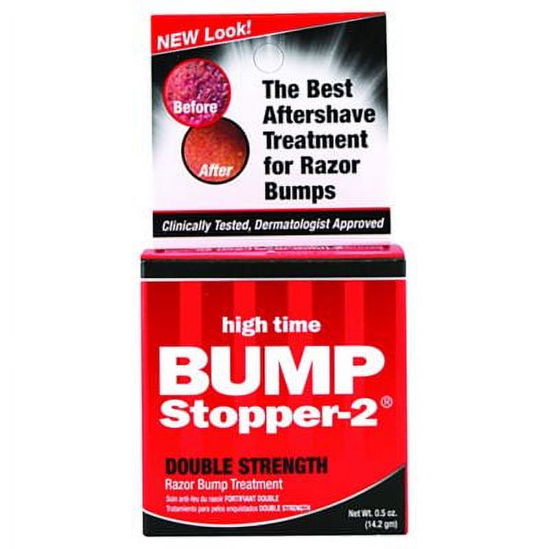 (2 pack) High Time Bump Stopper-2 Double Strength Razor Bump Treatment, 0.5 oz