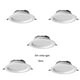 thumbnail image 5 of Bewildely 5 uds Downlight brillante duradero agujero luz lámpara de techo equipo de iluminación interior protección de ojos vitrina para sala de estar Iluminación y accesorios Blanco Bewildely HA074304-01, 5 of 6