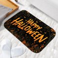 thumbnail image 6 of 1pc Happy Halloween Absorbent Non-Slip Bathroom Thickened Flannel Rug Decor,Soft,Quick Drying,Suitable For Indoor/outdoor Use,Bathrooms,Bedrooms,Kitchens,Terrace,Laundry Rooms,16"x24", 6 of 9