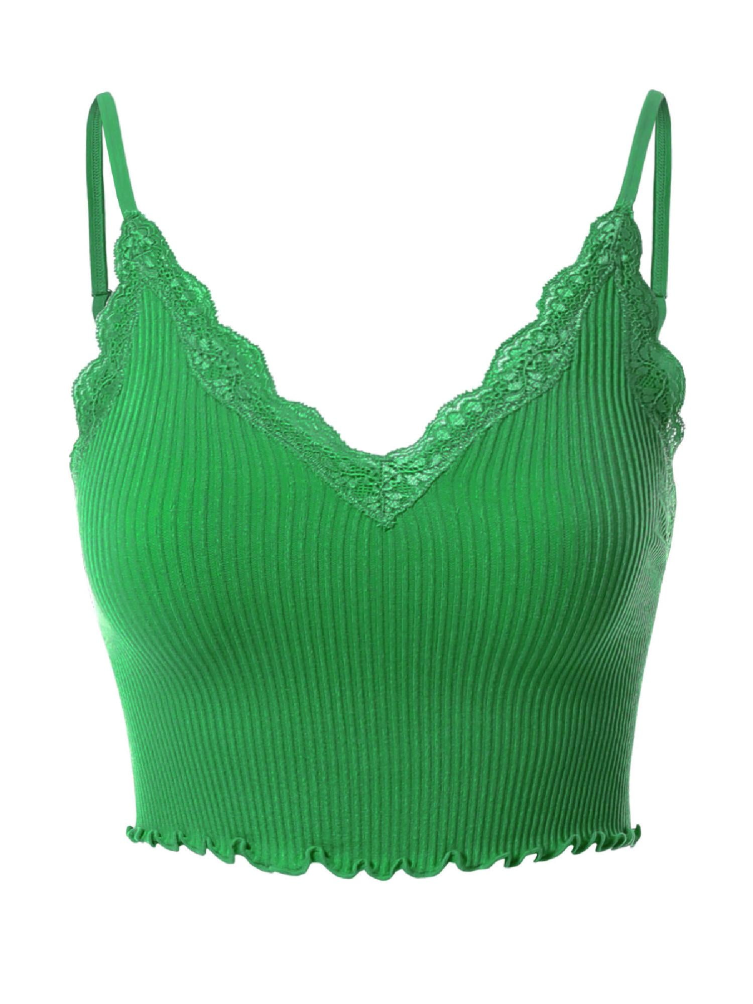 SCALLOP LACE BRALETTE CAMI W/ADJUSTABLE STRAPS, main image 1