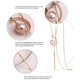 thumbnail image 4 of Sonducket Suéter de perlas de tipo largo para mujer, collar para banquete, chica de viaje, diseño Simple, colgante de aleación, decoración Ropa, zapatos y accesorios Miscelánea Plata, 4 of 6