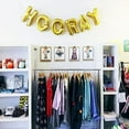 thumbnail image 3 of Glanzzeit 16 Inch Gold Foil Balloons Letters A - Z Numbers 0-9 Shower Birthday Wedding Party Decor (Letter H), 3 of 6