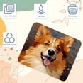 thumbnail image 3 of Dog Square Desk Pad Mouse Pad, 8.3x9.8 Inch Non-Slip Rubber Bottom Printed Mousepad for Office and Gaming, 3 of 6