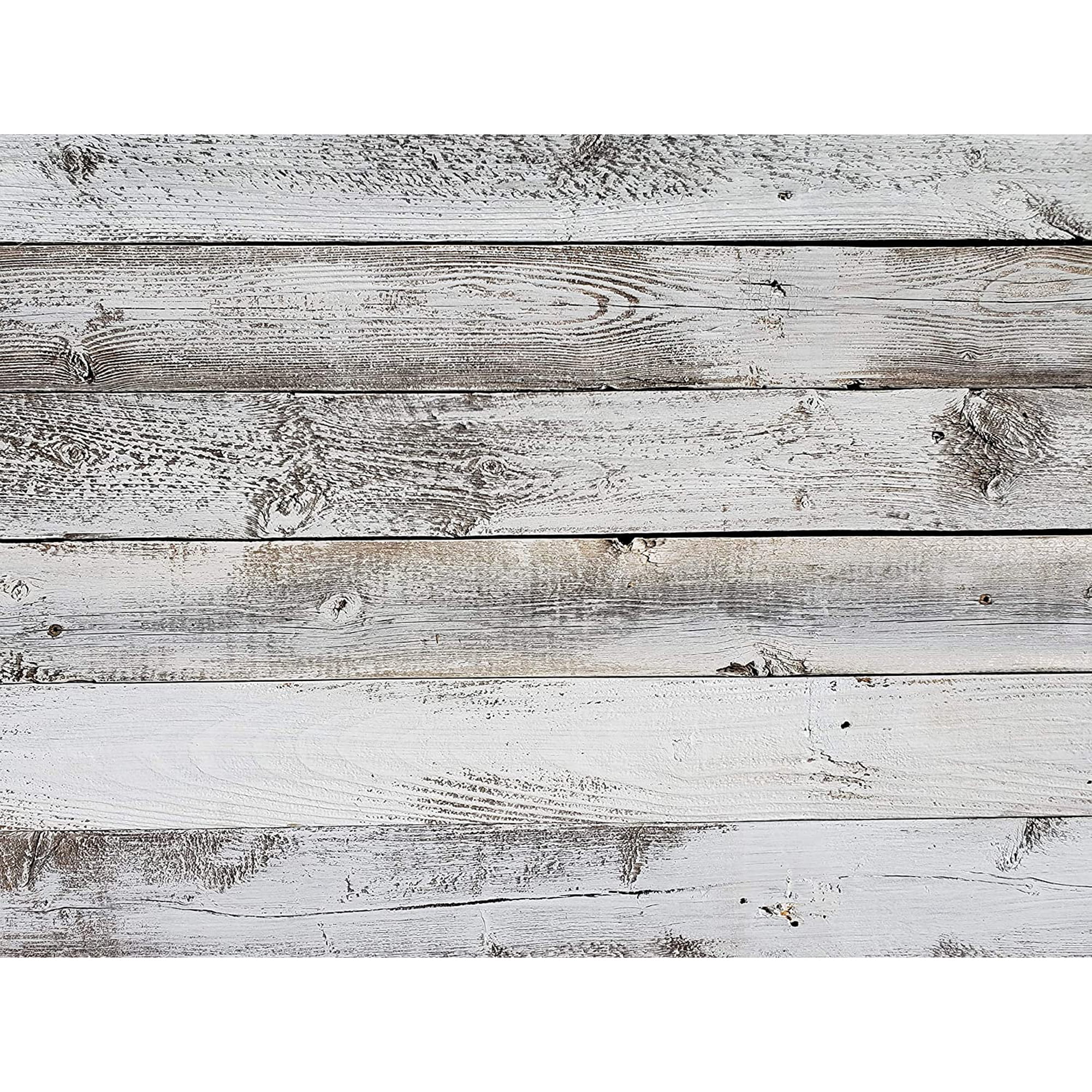 Rockin' Wood Real Wood Nail Up Application Rustic Reclaimed Naturally Weathered Barn Wood Accent Paneling Board Planks for Home Walls, 104 Square