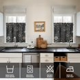 thumbnail image 4 of Mystical Kitchen Curtains Set with Lunar Sunburst Cosmic Elements Rod Pocket Astronomical Window Treatment Celestial Valance and Tiers Set, 4 of 6