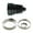Black, variant on Nishiyuenyi CV Boot with 4 Clamps Wear Resistant Easy Installation Auto Black