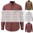 thumbnail image 2 of Admvng Men's Checkered Shirt Button Down Long Sleeve Vacation Casual Shirts, 2 of 8