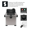 thumbnail image 3 of Freidora Eléctrica Sumergible Papas Fritas Aceite Profesional 3.5L SIGNA Acero Inoxidable, 3 of 8