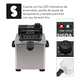 thumbnail image 3 of Freidora Eléctrica Sumergible Papas Fritas Aceite Profesional 3.5L SIGNA Acero Inoxidable, 3 of 8