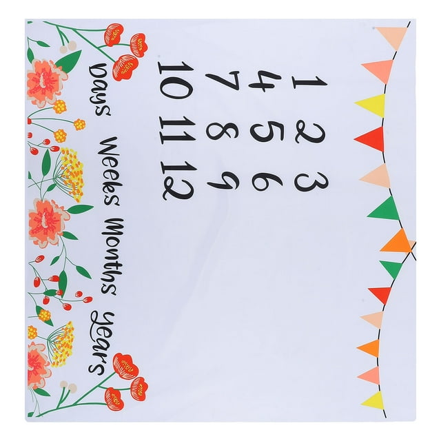 Personalized Baby Blanket, Practical Decorative Reliable Durable Baby Milestone Blanket For Outdoor For Gift For Home ANGGREK Otros