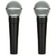 thumbnail image 1 of Micrófono vocal Shure SM58 Cardioid Dynamic (paquete de 2), 1 of 7