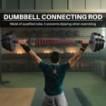 thumbnail image 1 of 40cm Dumbbell Connecting Rod Barbell Connector Bar Weightlifting Accessories for Home Gym, 1 of 7