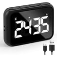 thumbnail image 1 of Temporizador digital de cocina recargable por USB, con visualización LCD grande y alarma fuerte ajustable, temporizador digital, temporizador de huevo, temporizadores de cocina para cocinar, 1 of 3