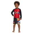 thumbnail image 4 of Character Toddler Boy Long- Sleeve Rash Guard and Trunk Swim Set, 2-Piece, Sizes 12M-5T, 4 of 4