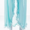 thumbnail image 4 of VISgogo, bata de felpa de manga larga para mujer, Kimono de lujo transparente, camisón de picardías extralargo VISgogo moda, 4 of 7