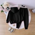 thumbnail image 5 of Gibobby Toddler Baby Girl Clothes 3 6 9 12 18 24 Months Fall Outfits Long Sleeve Sweatshirt Tops + Pants Set Gitls Casual Outfit(6-7 Years,Black), 5 of 6