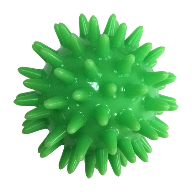 Bola de ejercicio de rodillo de 6 cm de diámetro de viaje portátil Verde Yuyangstore Bolas de masaje con pinchos