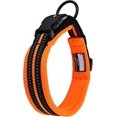 thumbnail image 1 of Dog Collar, Classic Adjustable Reflective Padded Collar With Alloy Ring, 1 of 4