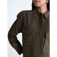 thumbnail image 4 of Scoop Women's and Women's Plus Utility Shirt, Sizes XS-4X, 4 of 6