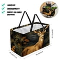 thumbnail image 2 of Deer Large Capacity Reusable Foldable Beach Bag | Oxford Cloth Beach Bag, Laundry Organizer, and Decorative Box, 2 of 7