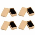 thumbnail image 1 of 13pcs Jewelry Storage Box Retro Classic Kraft Paper Ring Box for Women Girls Ladies (Light Kraft Paper), 1 of 8