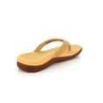 thumbnail image 3 of Vionic Women's Tide II Toe Post Sandal - Ladies Flip Flop with Concealed Orthotic Arch Support Gold Cork 9 B(M) US, 3 of 6