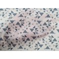 thumbnail image 5 of oneOone Tissu en Coton Cambric Imprimé Géométrique Triangle BTY 56 Pouces de Large, 5 of 5