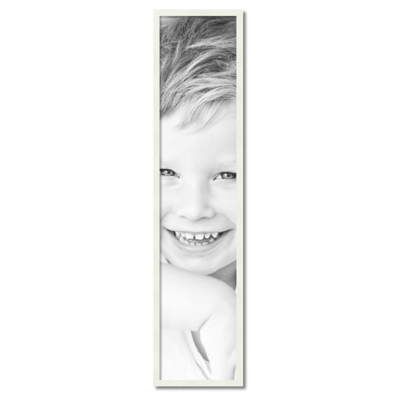 ArtToFrames 12" x 55" White Picture Frame, 12x55 inch White Wood Poster Frame (WOM-5138)
