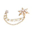 thumbnail image 4 of Copos De Nieve Broche Borla Cadena Regalos Popular Traje Abrigo Broche Para Baile, 4 of 9