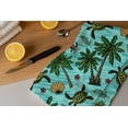 thumbnail image 3 of Eveokoki 2 Pcs Beach Kitchen Towels Vintage Tropical Dish Towel Set Ocean Animal Themed Hand Towels Soft Dish Towels for Kitchen Decorative Absorbent Tea Towels for Bathroom, 3 of 5