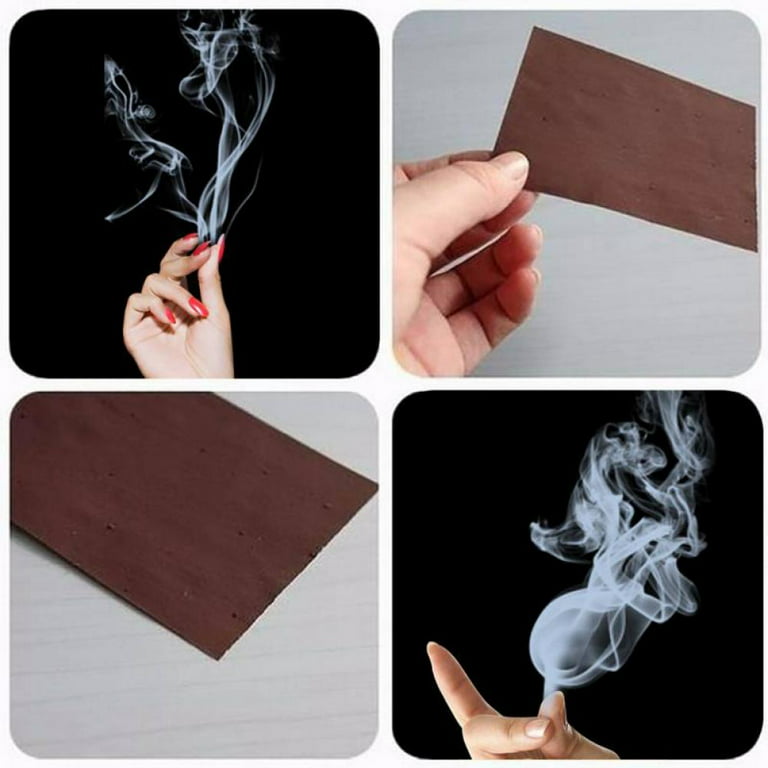 Magic Smoke from Finger Tips Magic Tricks Magic Smoke Papers Appearing  Smoke Magic Gimmick Magician Props Stage Illusions (5Pcs)