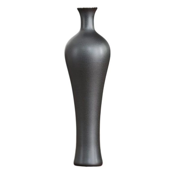 Ceramic Flower Vases, Black Decorative Vase for Living Room, Kitchen, Table, Home, Office, Wedding Centerpiece