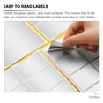 thumbnail image 6 of WASHWEPE 96 Pieces Waterproof Labels for Glass Jars Bathroom Bottles with Labels Removable for Storage Bins, 6 of 8