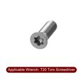thumbnail image 4 of M5 x 16mm Torx Cabeza Fijación Tornillos, 0.8 Paso Carbono Acero Hueca Cabeza Tornillo, 5uds Unique Bargains tornillos de máquina, 4 of 5