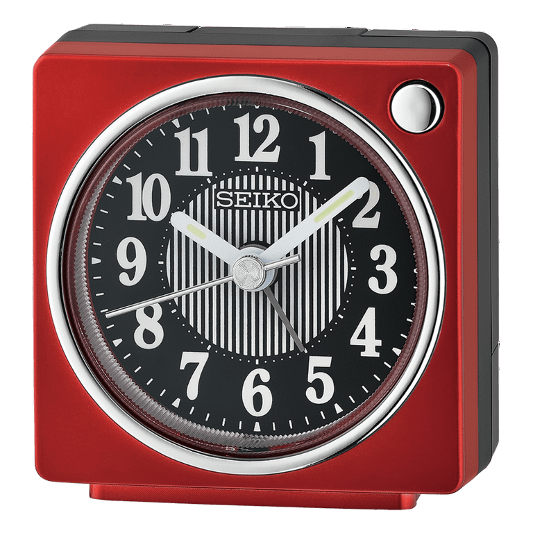 Seiko 2.6 inch Fuji II Beep Alarm Metallic Dark Red