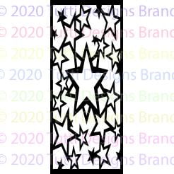 TUTTI-668 Slimline - Stars Background