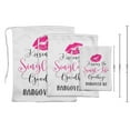 thumbnail image 3 of Darling Souvenir White Hangover Kit Bachelorette Party Supplies Favor Bags&nbsp;Jewelry&nbsp;Pouches 15 Pieces, 3 of 5