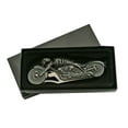 thumbnail image 2 of SZCO Supplies Knife – 5" Handle, Stainless Steel Blade, Black Skull Biker Design with LED Light, 2 of 3
