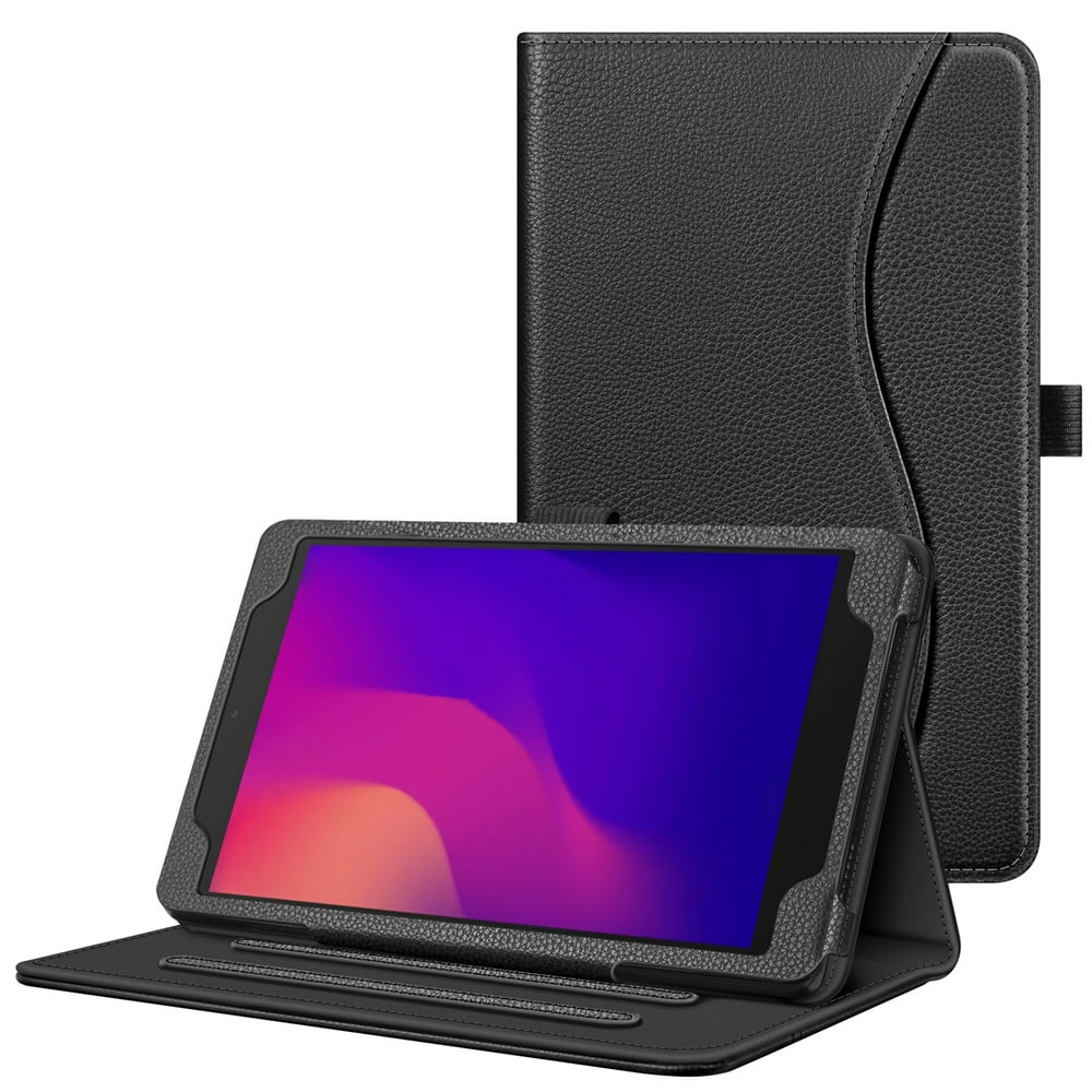 Folio Case with Pocket for 8inch Alcatel Joy Tab 2 Tablet (Model