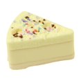 thumbnail image 3 of Simulation Triangle Cheese Shape Squishy for Adults Soft Sensory Gadget Multicolored Realistic Food Office Desk Accessory Pressure Relief Tool 2.8x2.2x1.8 Inch 1 Pack, 3 of 10